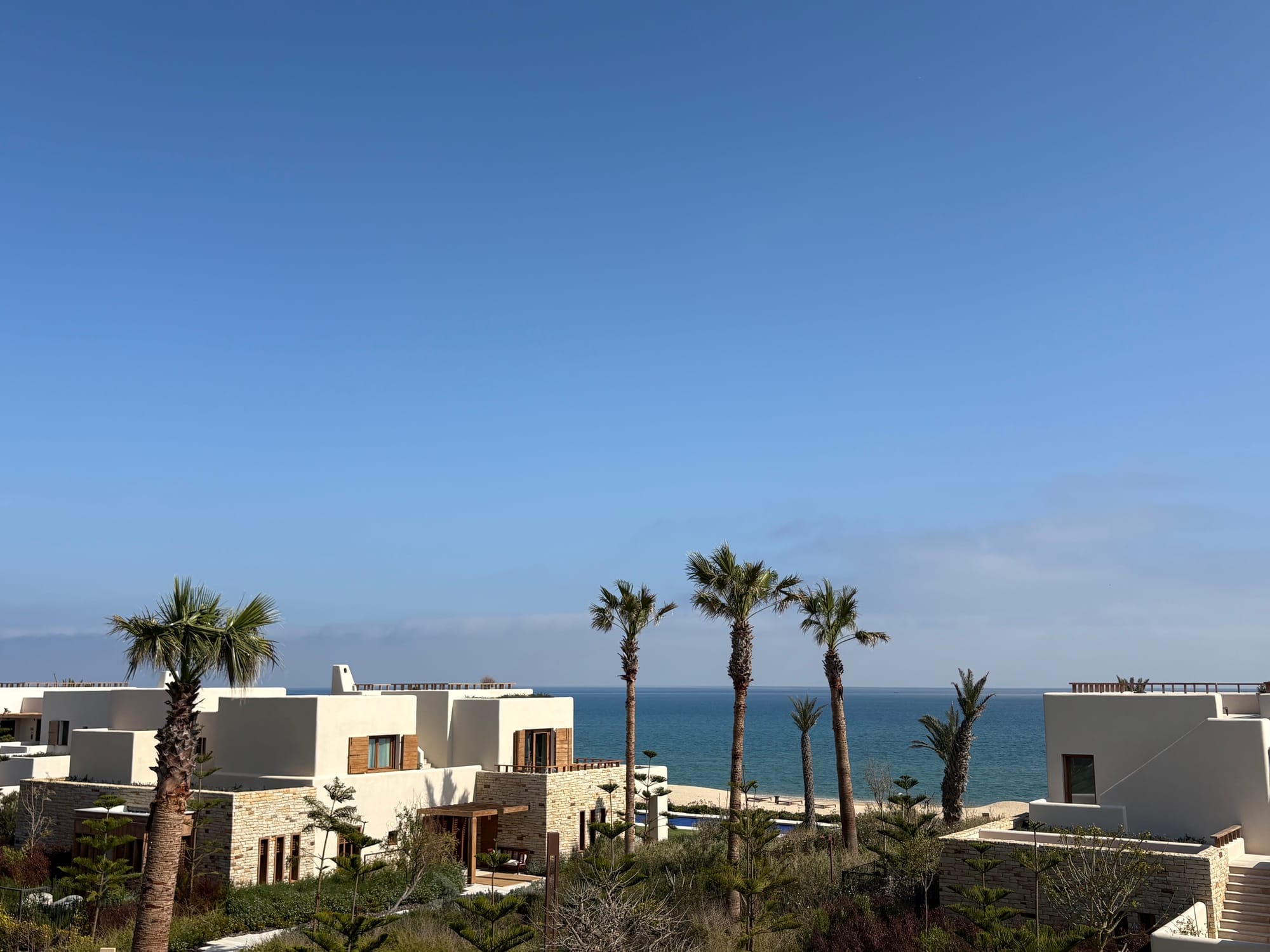 La vue depuis ma suite au Royal Mansour Tamuda Bay