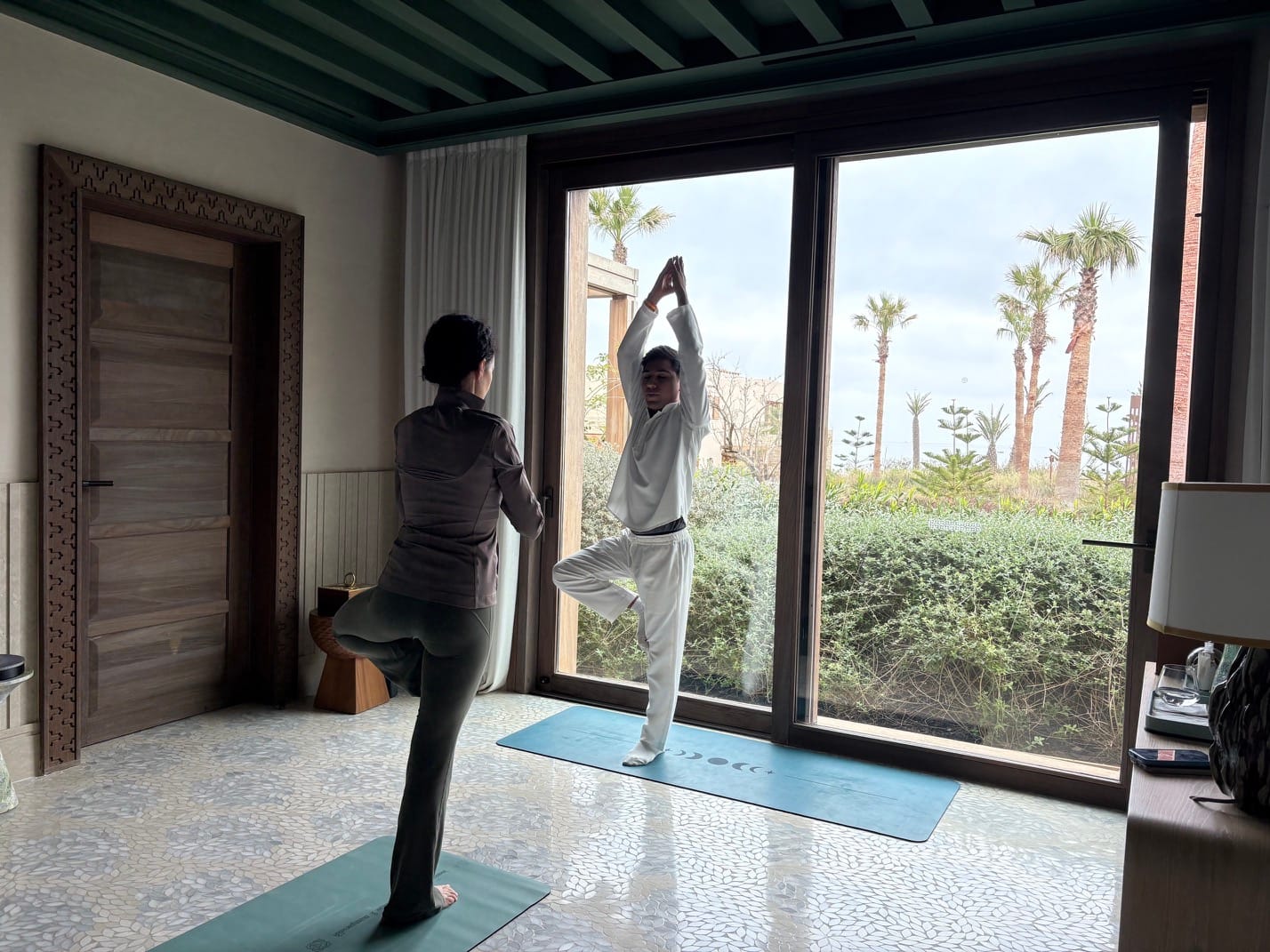 Séance de Yoga au Royal Mansour Tamuda Bay